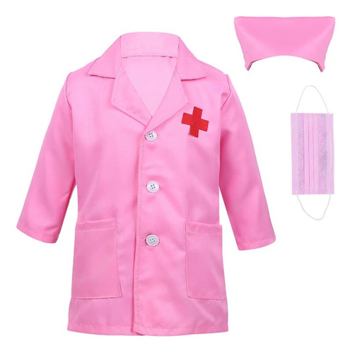 Uniforme De Médico Y Enfermero De Cm Kids Para Niños Y Niñas