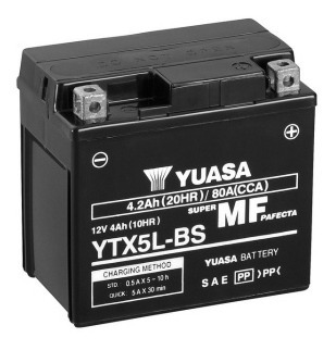 Batería Yuasa Ytx5l-bs .4ah .