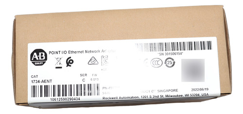 Plc Point I/o 1734-aent Ethernet Ip Allen Bradley