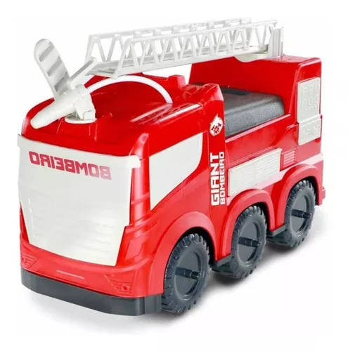 Caminhão Elétrico Infantil com Carreta (Baú) 12V Branco Bel - Fátima Criança