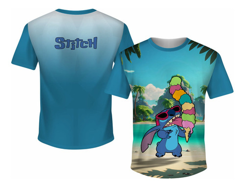 Camisa Camiseta Dry Fit Desenho Animado Full Print Premium