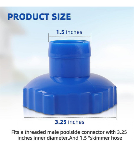 Adaptador B Para Manguera De Skimmer De Piscina, Adaptador