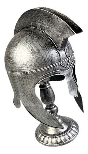Casco Romano - Accesorio De Disfraz Medieval Para Plata
