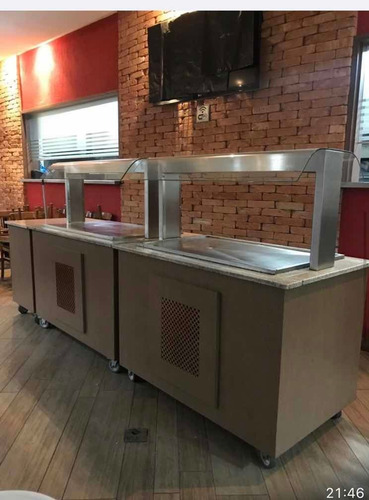Imagem 2 de 9 de Conjunto De Balcões P/ Restaurante/ Hotel - Hot/cold/ Apoio