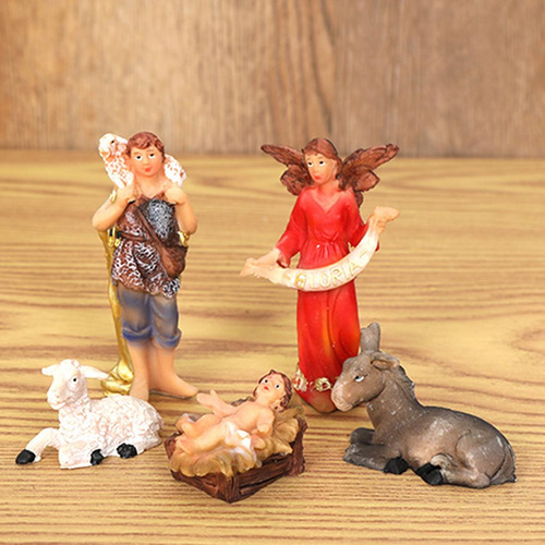 Juego De Figuras Navideñas De 11 Piezas. Decoración De