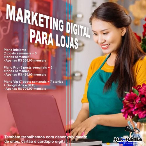 Imagem 3 de 5 de Administração De Redes Sociais, Marketing Digital