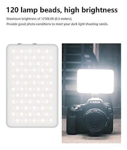 Luz De Video Ulanzi Vl120 Rgb, Luz Led De Bolsillo En La Cám