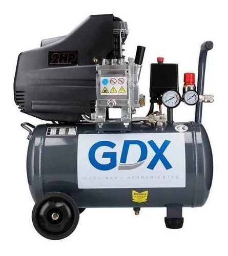 Compresor De Aire 2hp 24 Litros Marca Gdx Profesional 