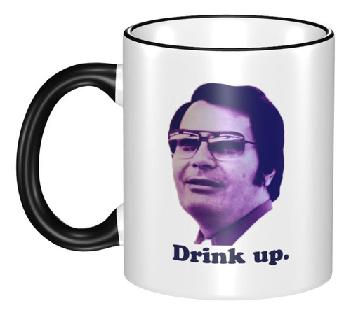 Taza De Ceramica De Color Borde De 11 Onzas, Jim Jones, Taza