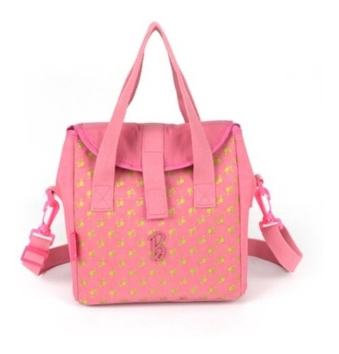 Lancheira Bolsa Transversal Térmica Feminina Barbie Crinkle 