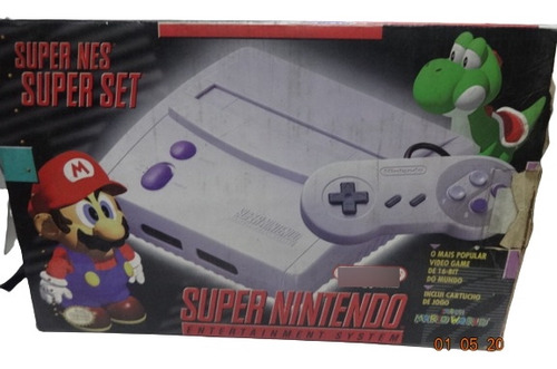 Só Caixa Super Nintendo Snes Baby Original