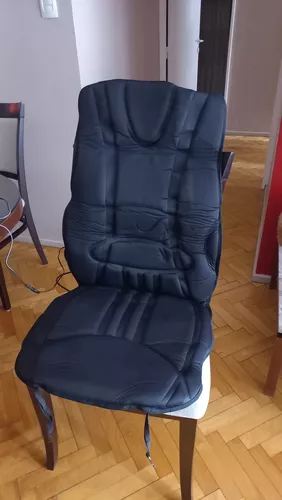 Masajeador De Espalda Asiento Cuello Auto Silla Vibra Calor