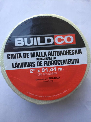 Rollo De Cinta De Malla Autoadhesiva Builco 91mts.