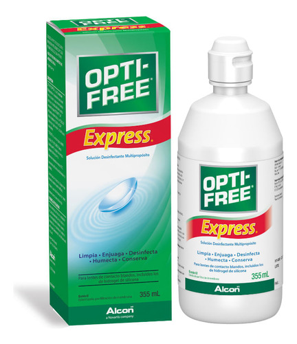 Líquido Multipropósito Opti-free Express Sin Frotar X 355 Ml