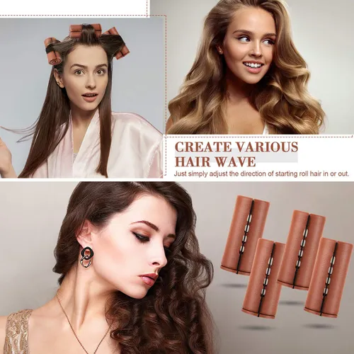 Juego De 12 Varillas Para Rizar El Cabello Con Ondas Frías.