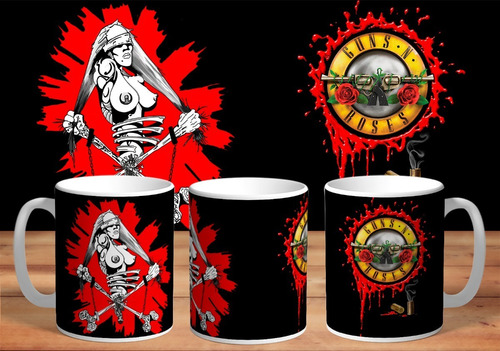 Taza Guns N Roses De Cerámica 