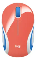 Comprar Mouse Mini Logitech M187 Coral Wireless Usb Color Coral