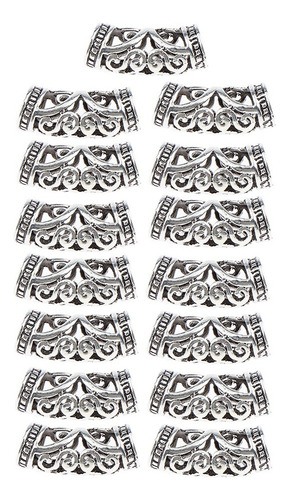 35 Pçs / Lote Dread Lock Beads Anéis De Cabelo Ajustável