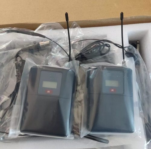 Diadema Par Microfonos Inalambricos Nuevos Fidelidad Glxd4 Negro (Usado)