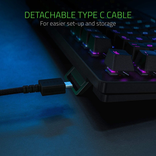 Imagen 7 de 12 de Razer Huntsman Tournament Edition - Negro - RGB - QWERTY - Inglés US - Razer Linear Optical