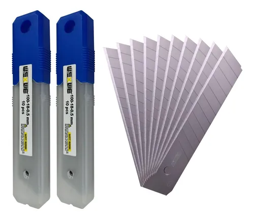 comprar Cuchillas De Repuesto Para Cutters 18mm Wexwe 20 Piezas