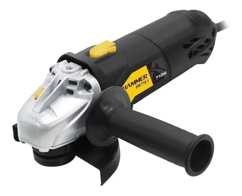 comprar Esmerilhadeira angular Hammer EM-710-1 preto 710 W 220 V + acessório\\n