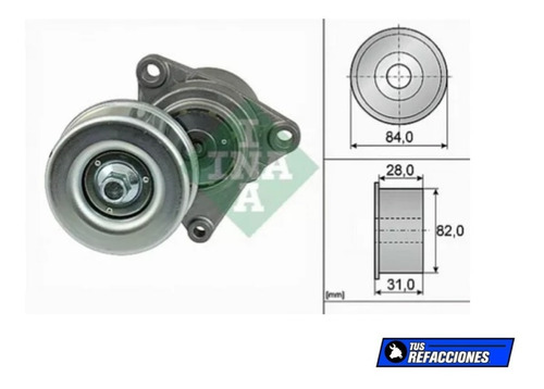 Polea Tensora Accesorios Ina Nissan X-trail 2009 2.5 L