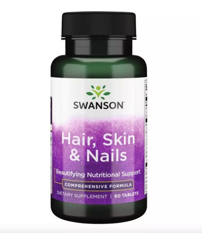 Hair, Skin & Nails Pelo, Piel Y Uñas 60 Capsulas - Swanson