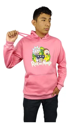 Sudadera rosa de rick y morty hot sale
