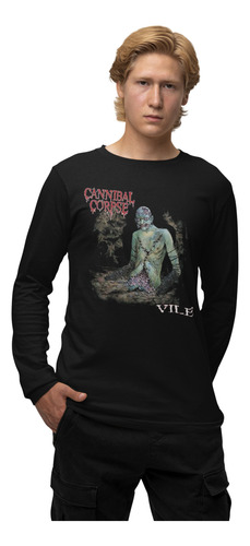 Camiseta Manga Larga Brutal Death Metal Cannibal Corpse C9