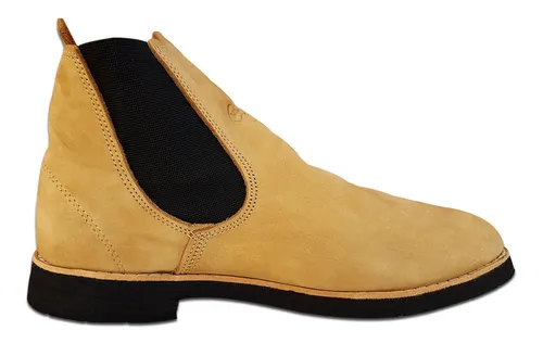 Bota Botina Sola De Pneu P Trabalho passeio Couro Leg timo