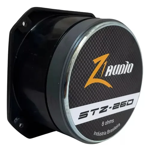 Super Tweeter Zetta Audio Z1 Audio Stz260w Preto/dourado