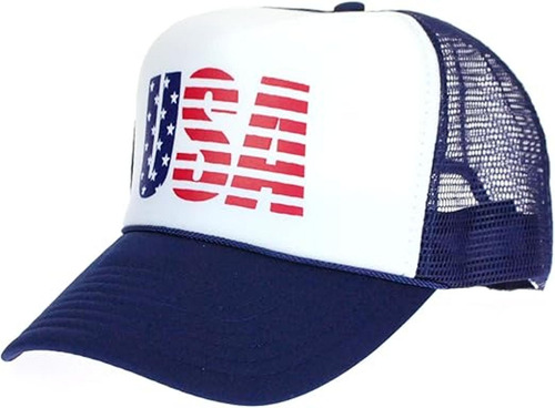 American Flag Patriotic Usa Classic 5 Panel Mesh Snap Back