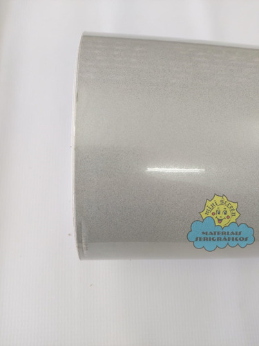 Vinil Refletivo Grau Comercial Branco 1 M X 0,62 M