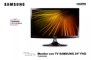 Pantalla Y Monitor Samsung Hdtv 24 Full Hd Led | T24b350nd