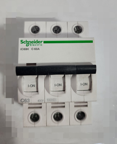 Interruptor Automatico 3p 63a 15ka Ref A9f87363 Schneider