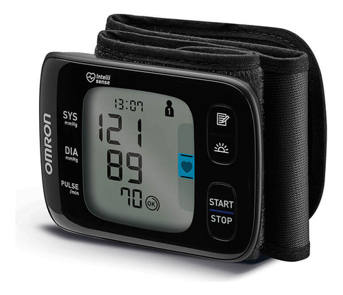 Aparelho De Pressão De Pulso Com Bt Omron Connect Hem-6232t Preto