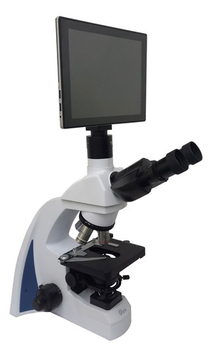 Microscopio Biológico Trinocular Con Pantalla Prisma300-lcd