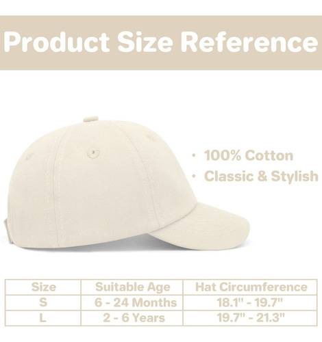 // Gorra De Béisbol For Bebé, Gorro De Béisbol For Niños