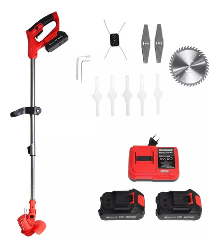 Roçadeira A Bateria 21v Com Acessórios - Potência: 1580w