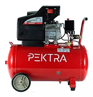 Compresor de aire eléctrico portátil Pektra PK50L monofásico rojo 110V/220V 50Hz/60Hz