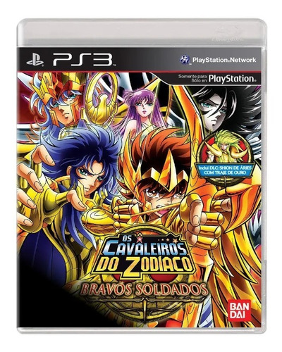 Jogo Os Cavaleiros Do Zodíaco Bravos Soldados Ps3 - Lacrado