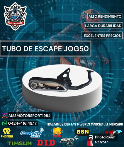 Tubo De Escape Jog 50