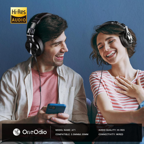 Auriculares Oneodio A71 Para Grabación De Estudio De Alta Re