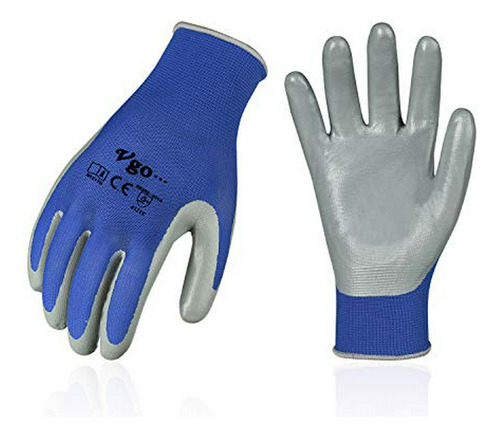 Guantes De Trabajo  Nt2110 Con Revestimiento De Nitrilo Y Ag