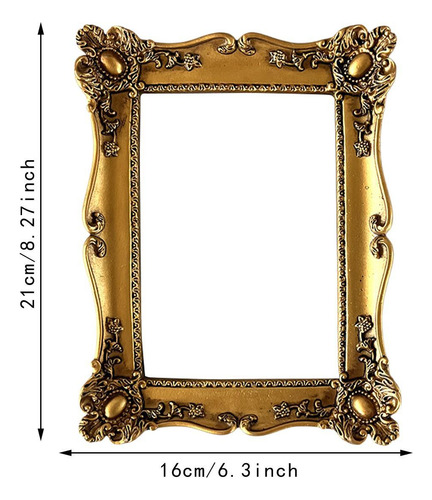 M Marco De Fotos Rectangular De Resina, Adorno 16 Cm X 21 Cm