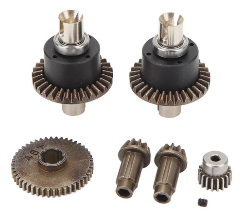 Kit De Engranajes De Motor De Coche Rc, Conjunto De Transmis