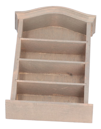 Mueble Tipo Casa De Muñecas, Estantería De Madera, Miniatura