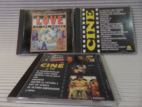 Lote X 3 Cds, Bandas Sonoras, Cine