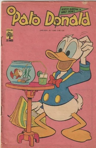 Pato Donald Nº 1.240- Agosto De 1975-kheronn Colecionador